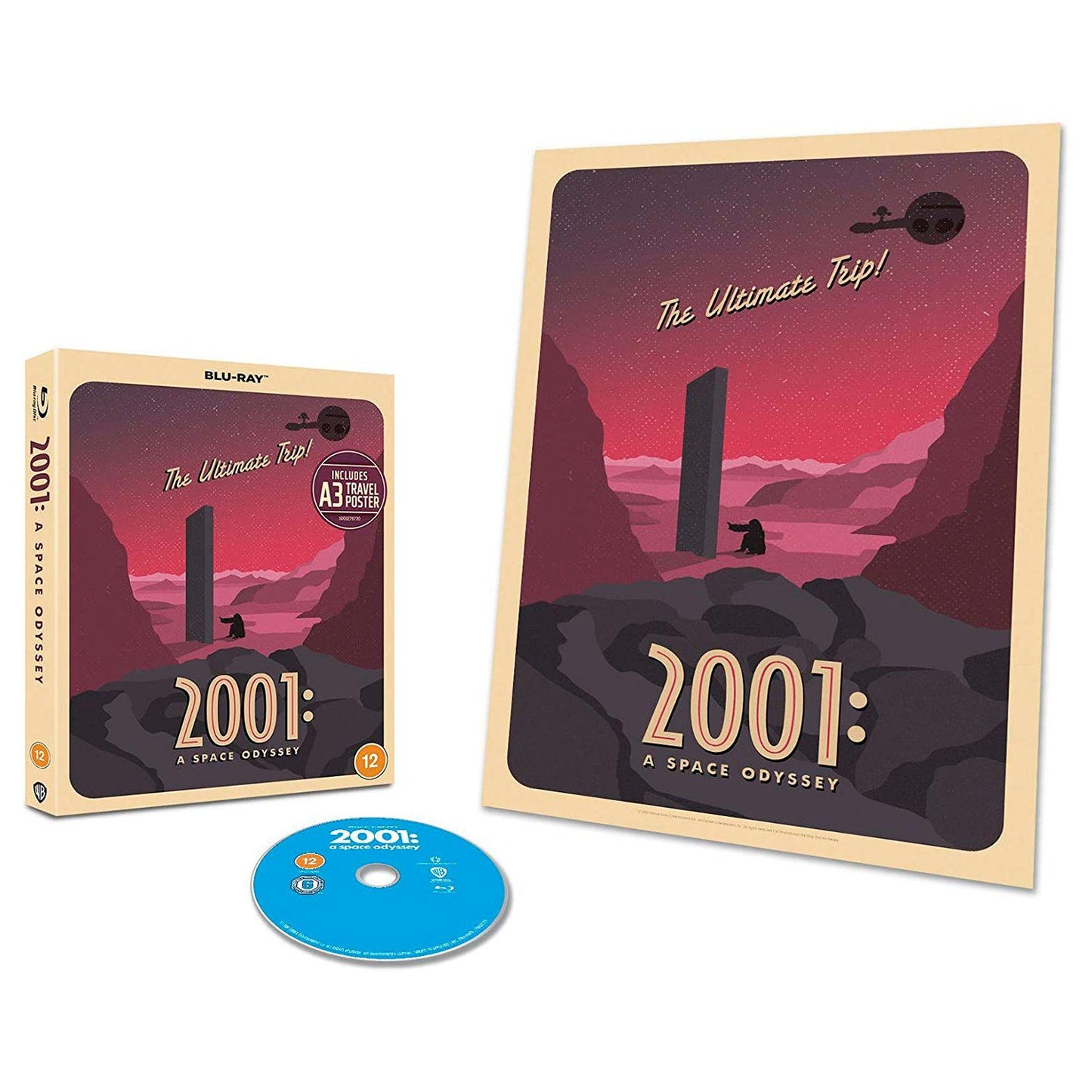 2001 год: Космическая одиссея (русские субтитры) (Blu-ray) [Special Poster Edition]