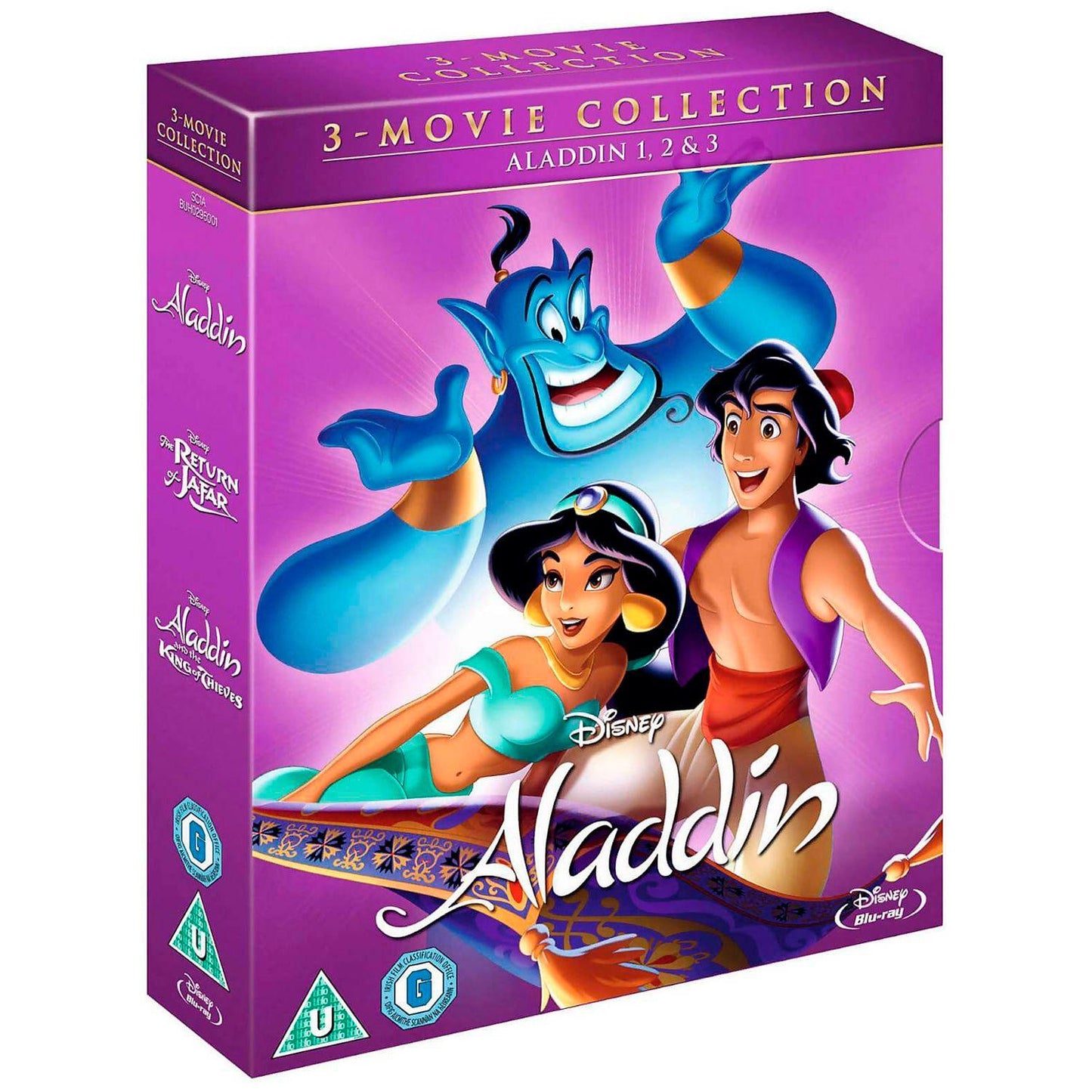 Аладдин 1-3 (2 Blu-ray)