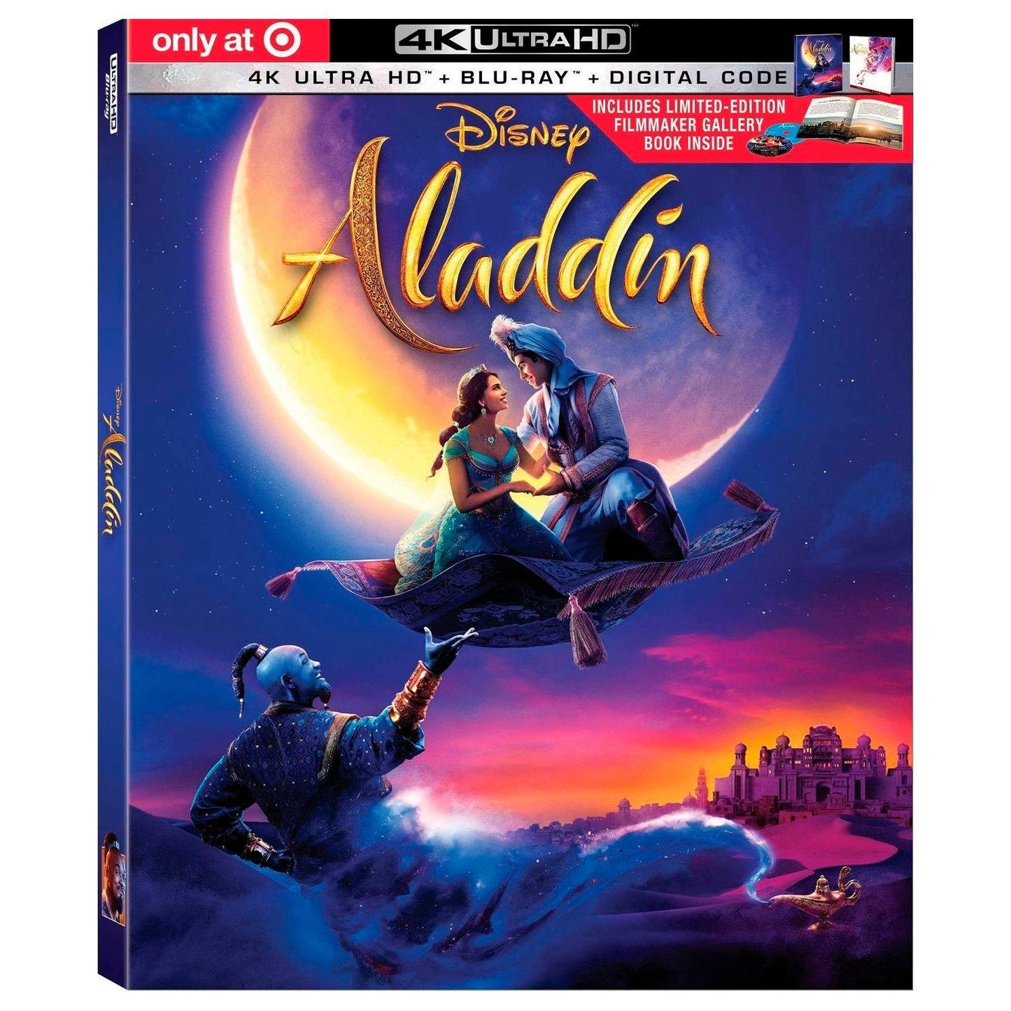 Аладдин (2019) (англ. язык) (4K UHD + Blu-ray) Коллекционное издание