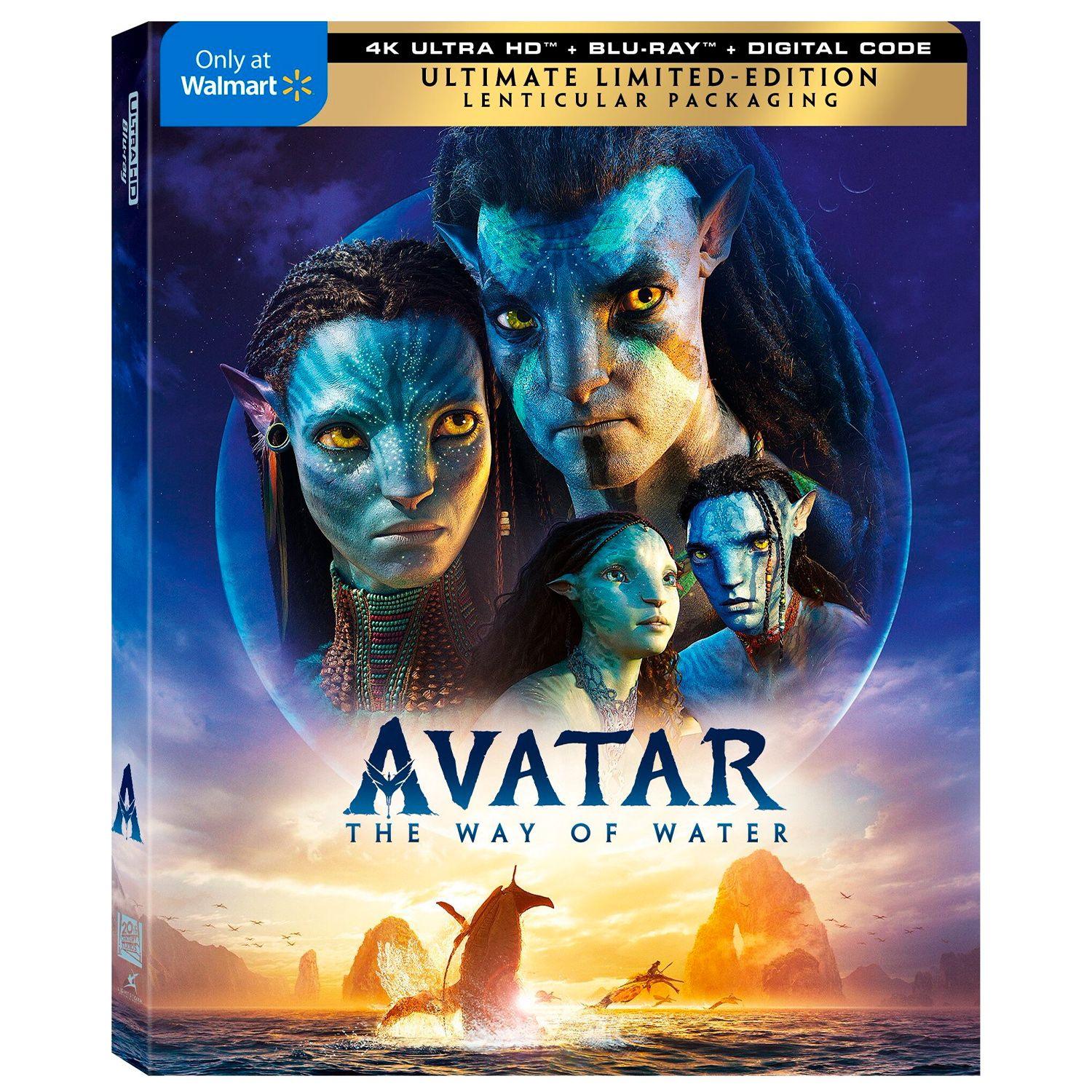 Аватар: Путь воды (англ. язык) (4K UHD + 2 Blu-ray) Walmart Exclusive Lenticular Packaging