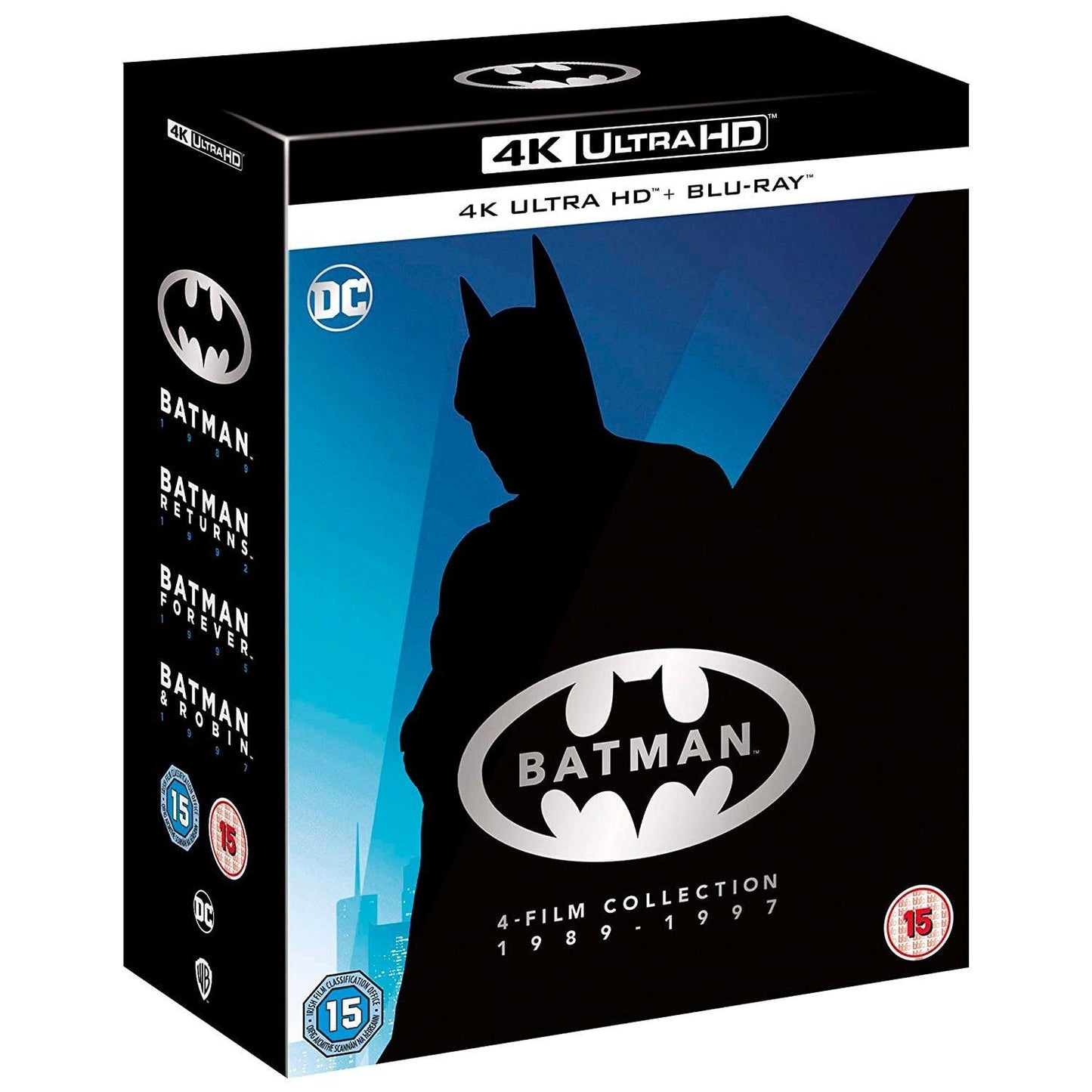 Бэтмен: Коллекция 4 фильмов (4K UHD + Blu-ray)