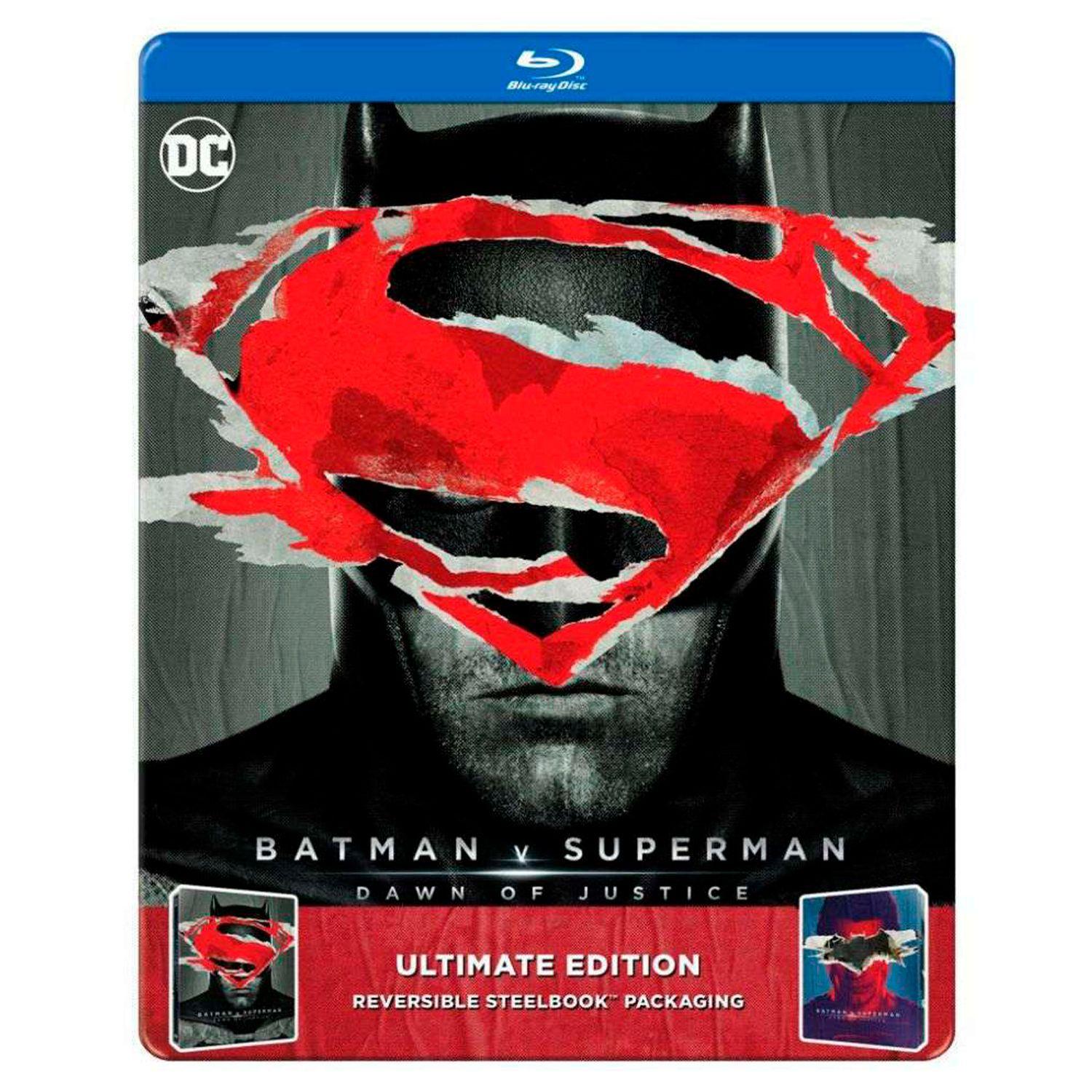 Бэтмен против Супермена: На заре справедливости [Расширенная & Театральная версии] (2 Blu-ray Steelbook)