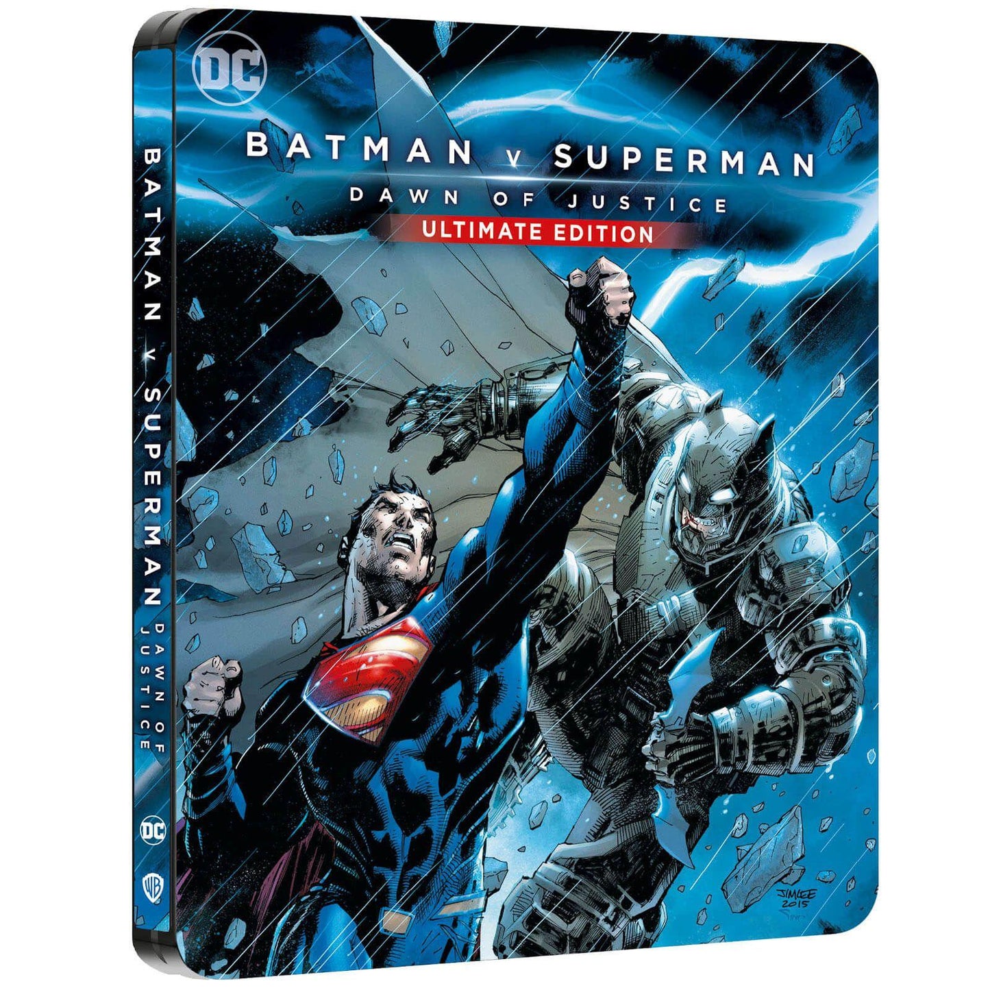Бэтмен против Супермена: На заре справедливости [Расширенная версия] (англ. язык) (4K UHD + Blu-ray) Steelbook