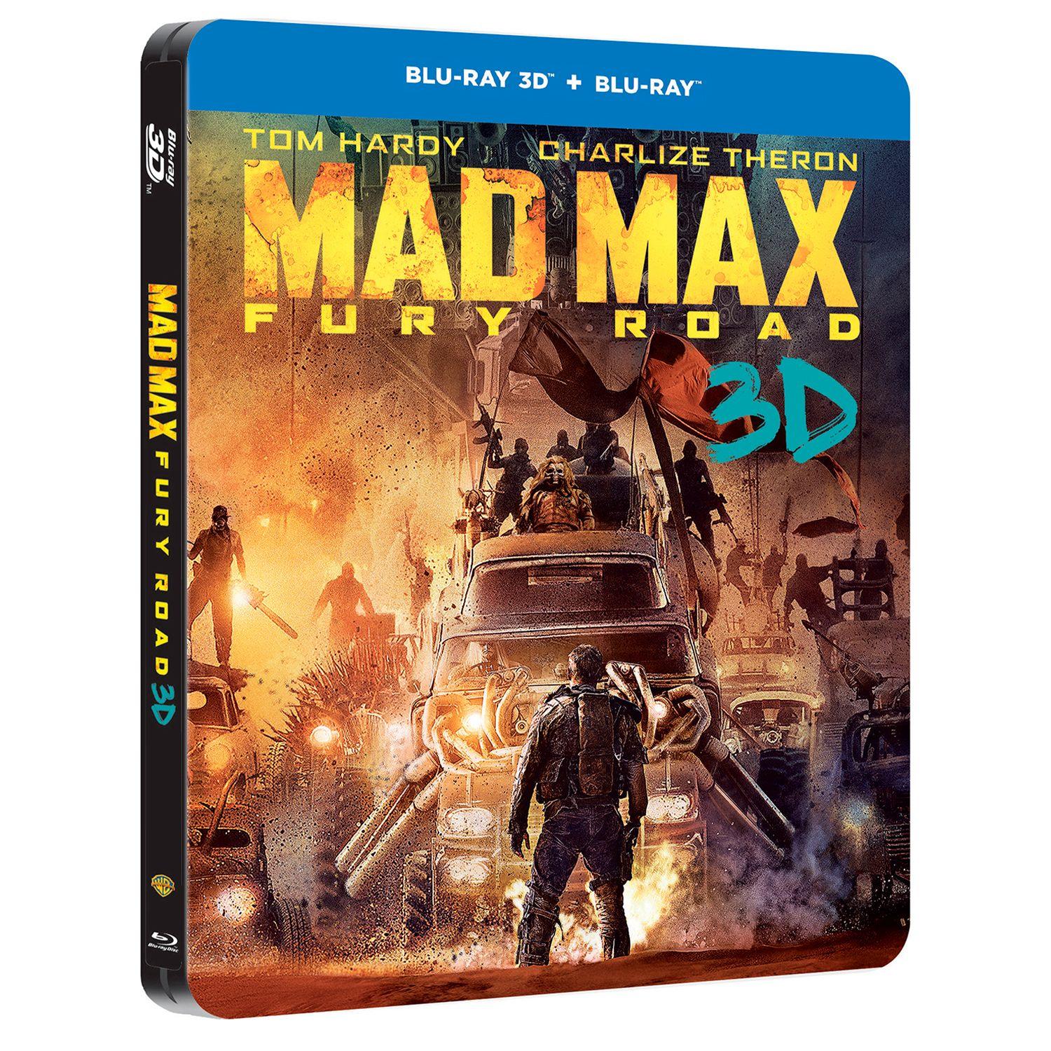 Безумный Макс: Дорога ярости 3D + 2D (2 Blu-ray) Steelbook