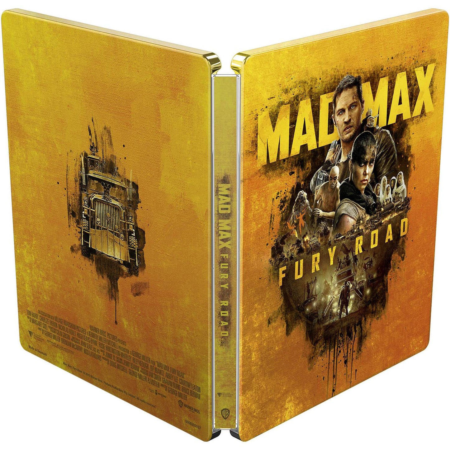 Безумный Макс: Дорога ярости (англ. яз.) (4K UHD + 2 Blu-ray) Steelbook