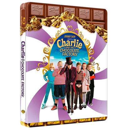 Чарли и шоколадная фабрика (Blu-ray) Steelbook