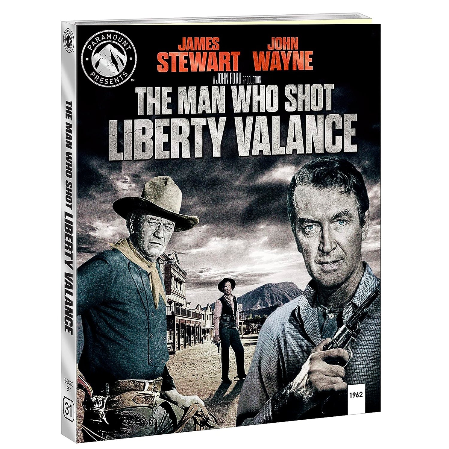 Человек, который застрелил Либерти Вэланса (1962) (англ. язык) (4K UHD + Blu-ray) Paramount Presents #31