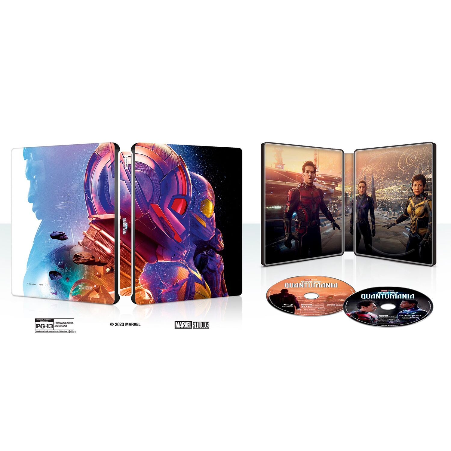 Человек-муравей и Оса: Квантомания (2023) (англ. язык) (4K UHD + Blu-ray) Steelbook