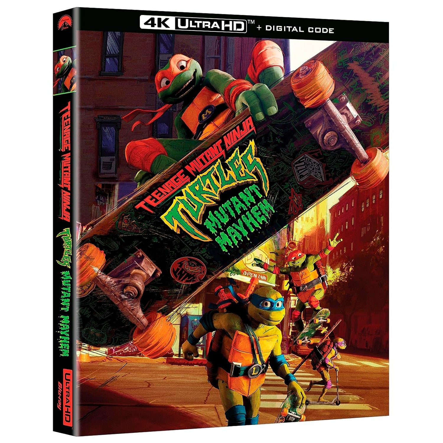 Черепашки-ниндзя: Погром мутантов (2023) (англ. язык) (4K UHD Blu-ray)