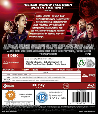 Чёрная Вдова (2021) (англ. язык) (Blu-ray)