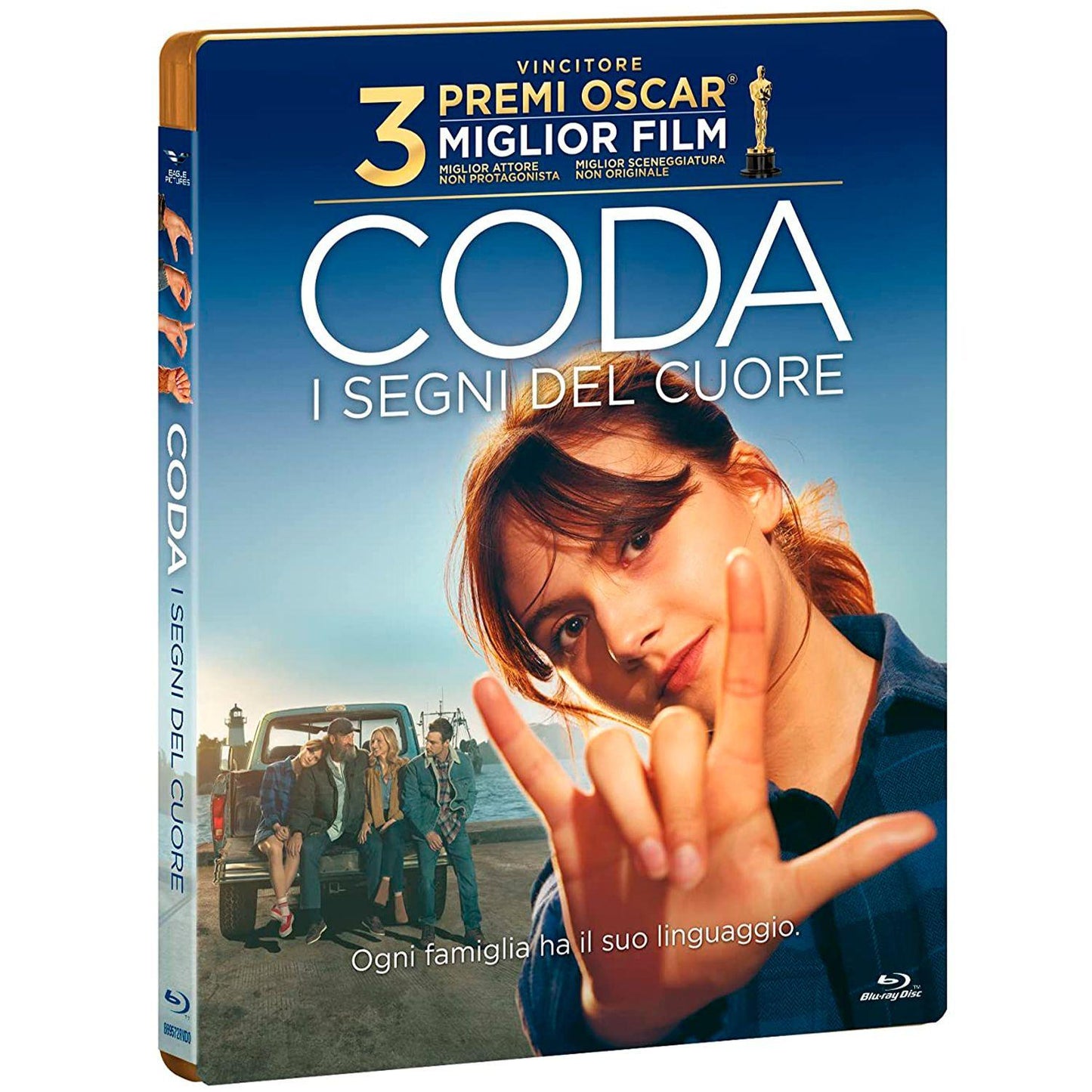 CODA: Ребенок глухих родителей (2021) (англ. язык) (Blu-ray)