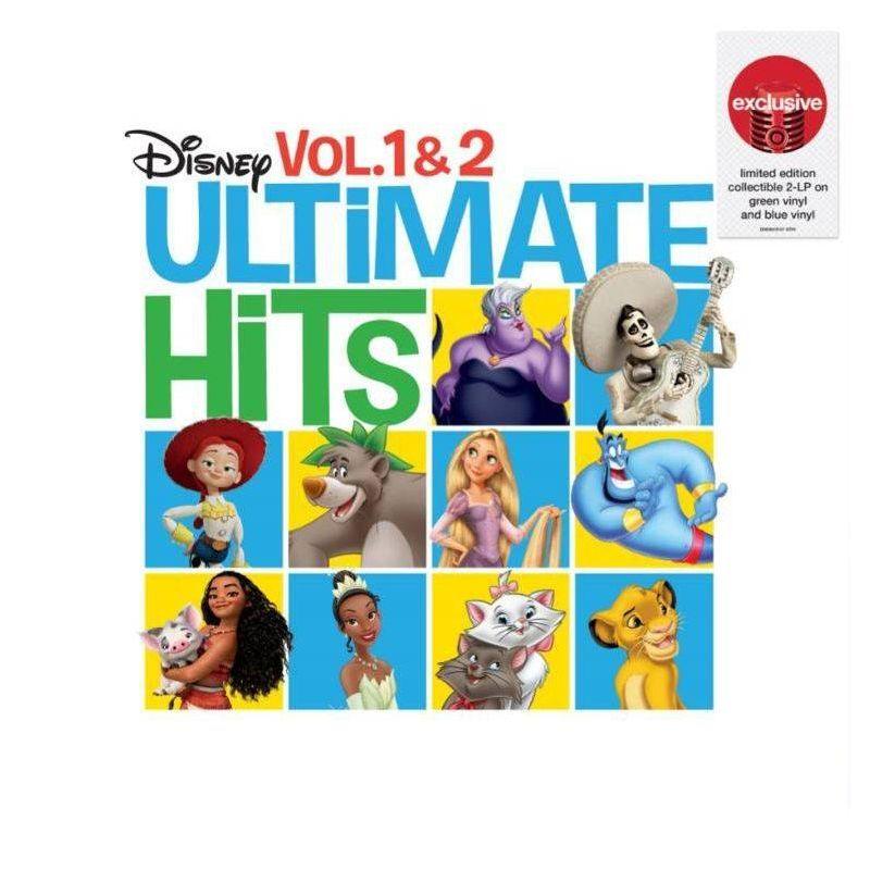 Disney Ultimate Hits Vol 1 & 2 - Exclusive Limited Edition Green & Blue  Colored Vinyl 2LP