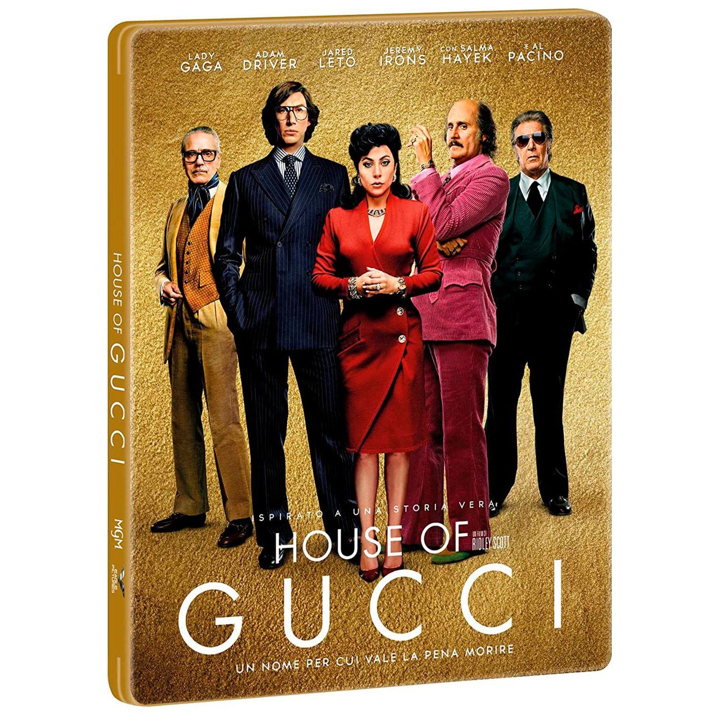 Дом Gucci (2021) (англ. язык) (4K UHD + Blu-ray) Steelbook