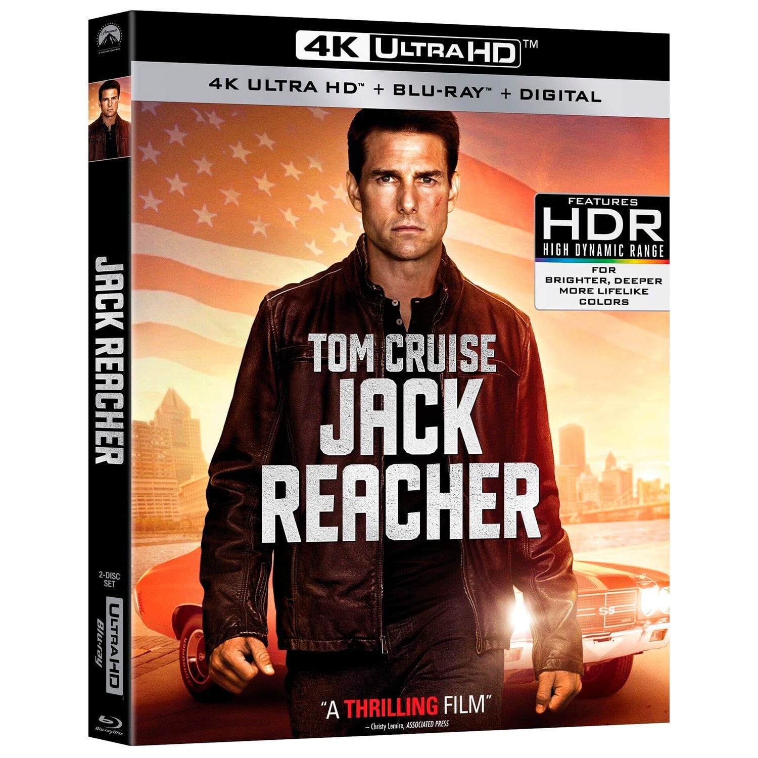 Джек Ричер (2012) (англ. язык) (4K UHD + Blu-ray)