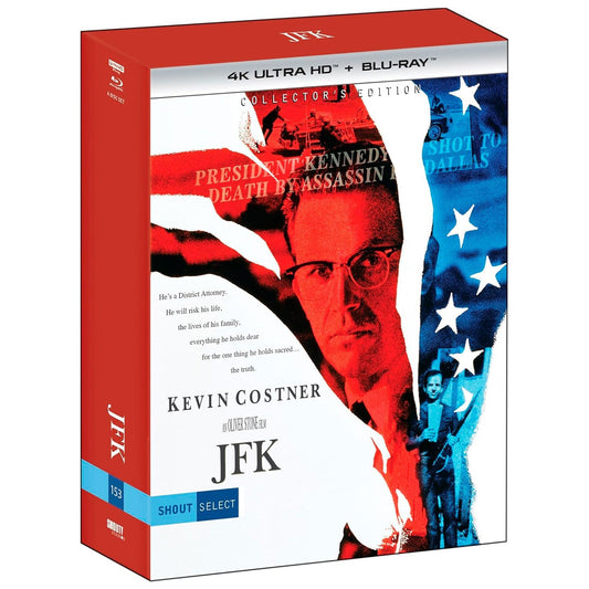 Джон Ф. Кеннеди: Выстрелы в Далласе [Театральная & Режиссерская версии] (англ. язык) (4K UHD + Blu-ray) Коллекционное издание