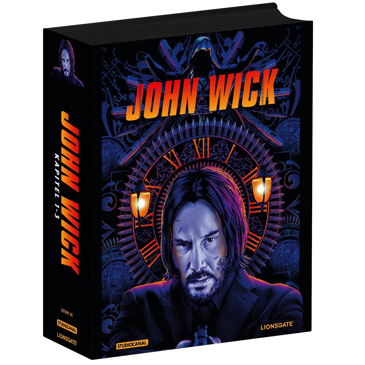 Джон Уик 1-3 (англ. язык) (4K UHD Blu-ray) Steelbook Limited Collector's Edition