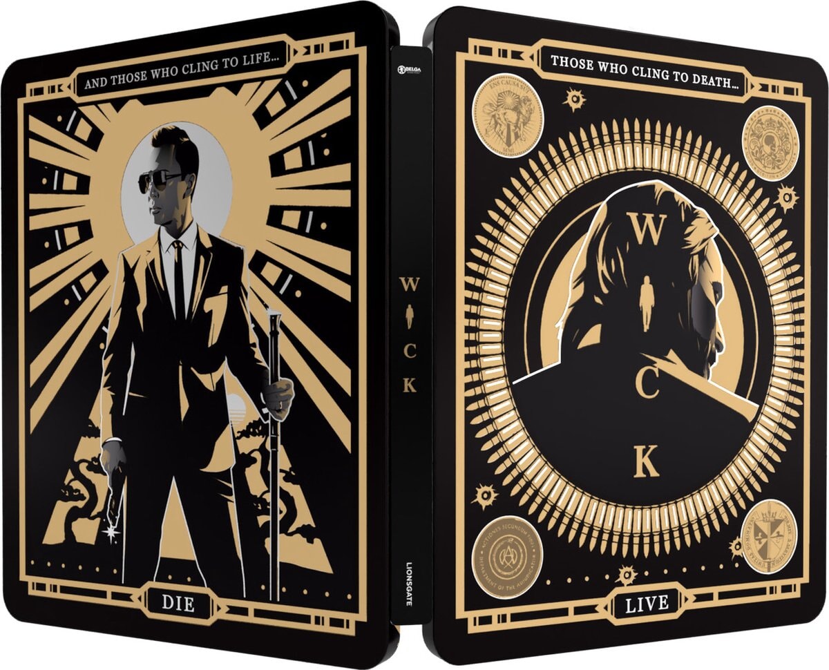 Джон Уик 4 (2023) (англ. язык) (Blu-ray) Limited Collector's Edition Steelbook