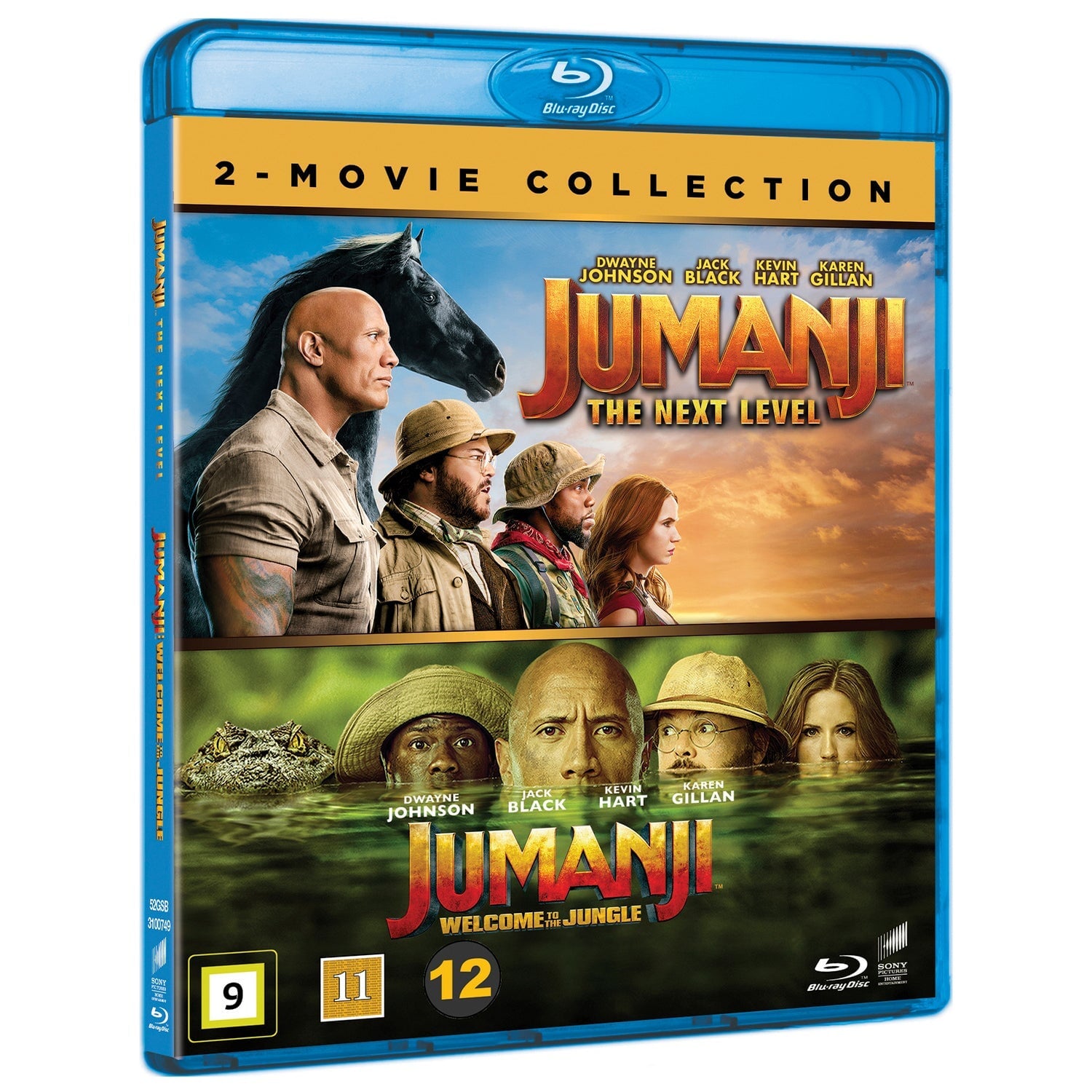 Джуманджи: Зов джунглей / Джуманджи: Новый уровень (2 Blu-ray)