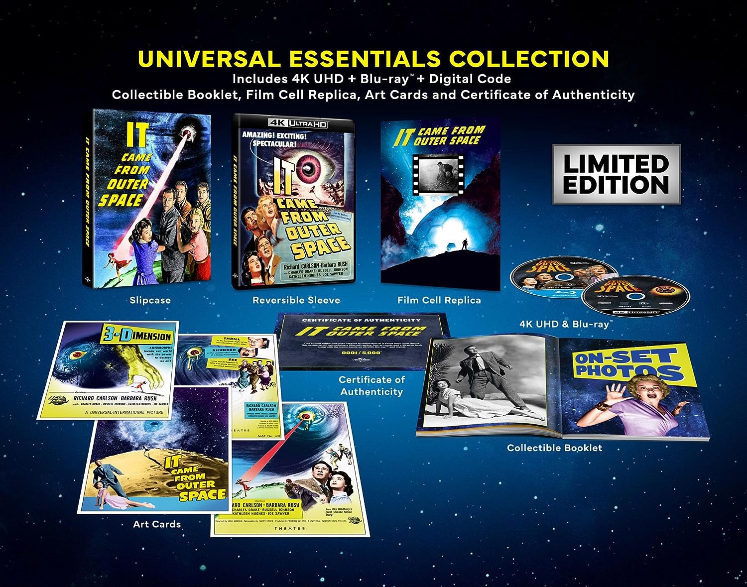 Это прибыло из космоса (1953) (англ. язык) (4K UHD + 3D/2D Blu-ray) Universal Essentials Collection