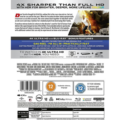 Форсаж 9 (англ. язык) (4K UHD + Blu-ray)