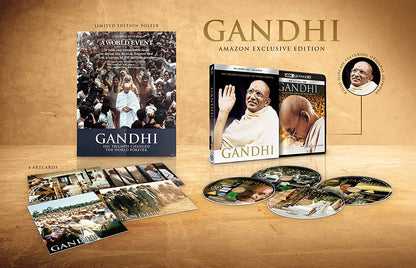 Ганди (1982) (англ. язык) (4K UHD + Blu-ray) Коллекционное издание