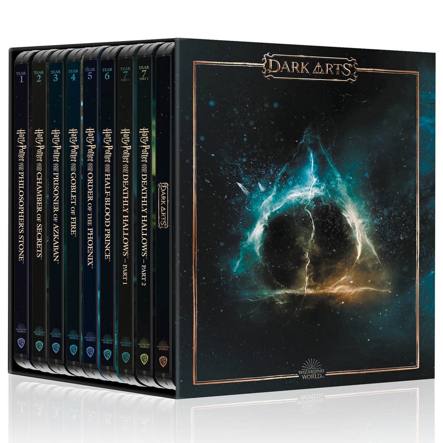 Coffret 9 steelbook Blu-ray 4K Ultra HD Harry Potter - L'intégrale des 8  films –
