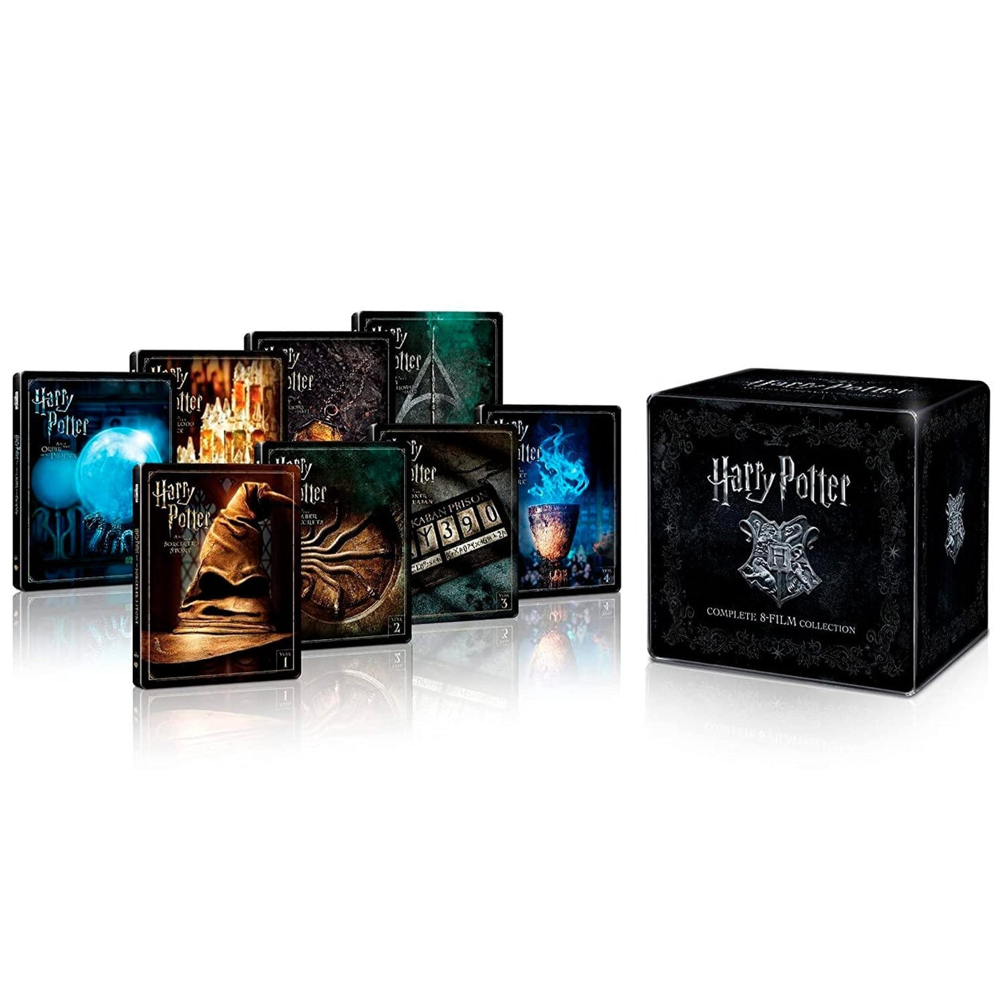 Гарри Поттер: Полная Коллекция (англ. яз.) (4K UHD + Blu-ray) Steelbook