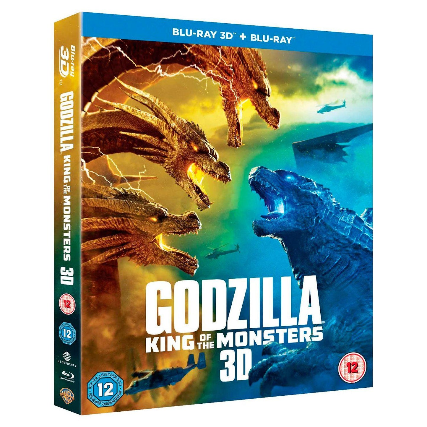 Годзилла 2: Король монстров 3D + 2D (2 Blu-ray)