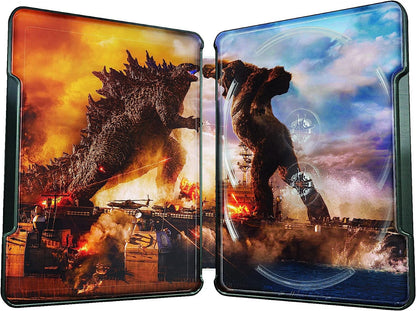 Годзилла против Конга (2021) (англ. язык) (4K UHD + 3D Blu-ray + Blu-ray) Steelbook