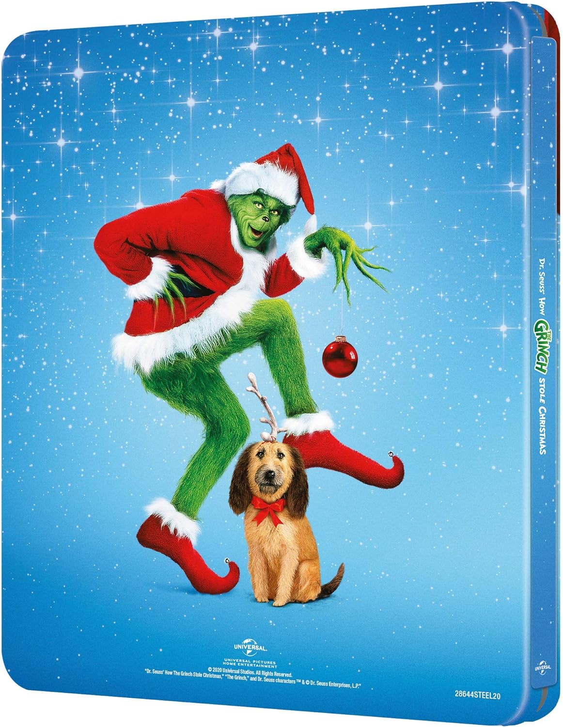 Гринч – похититель Рождества (2000) (англ. язык) (4K UHD + Blu-ray) Steelbook