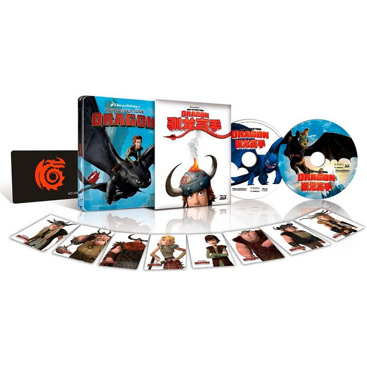 Как приручить дракона 3D (Blu-ray) Steelbook Lenticular Slipcover