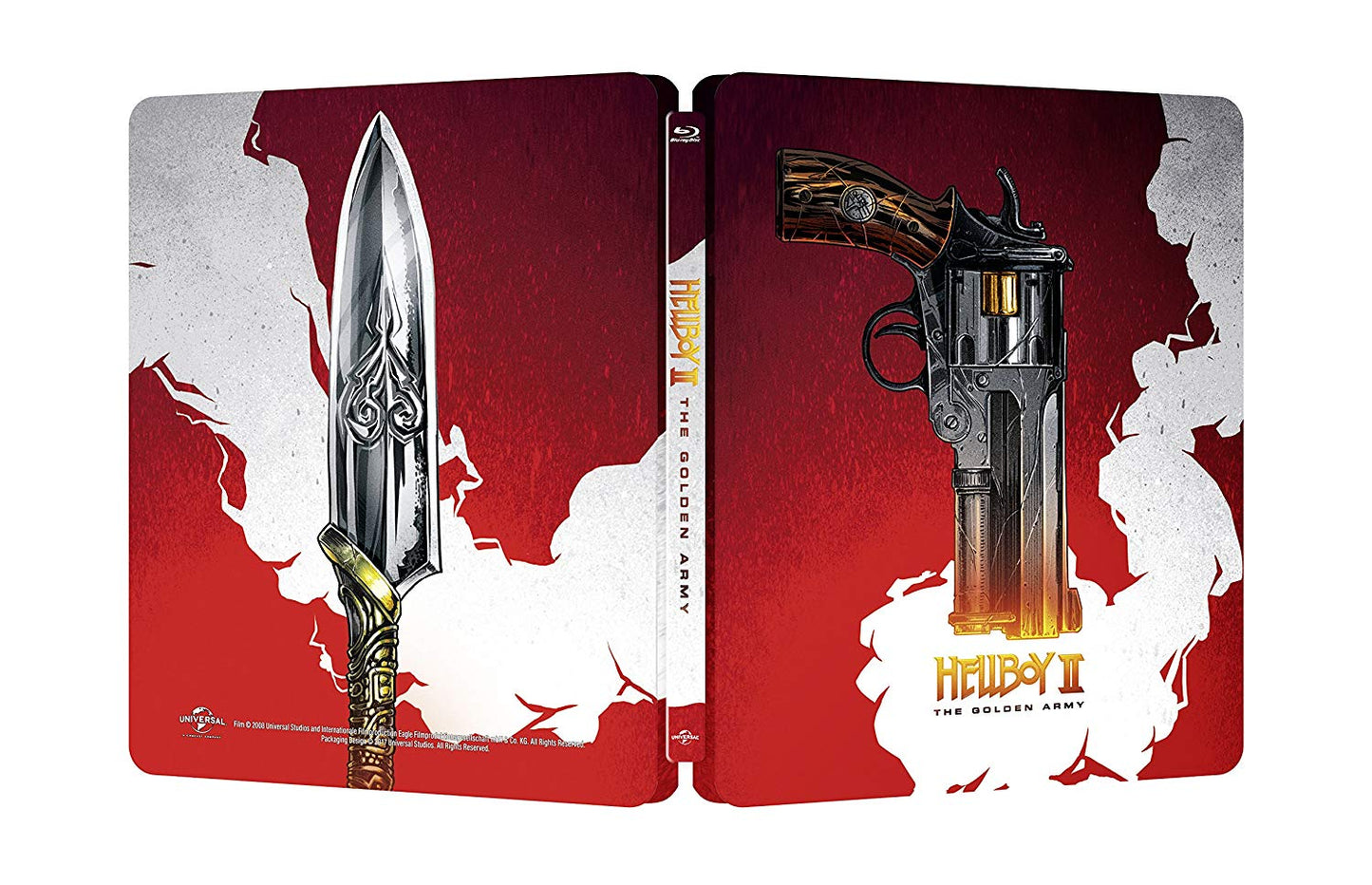 Хеллбой 2: Золотая армия (Blu-ray) Steelbook