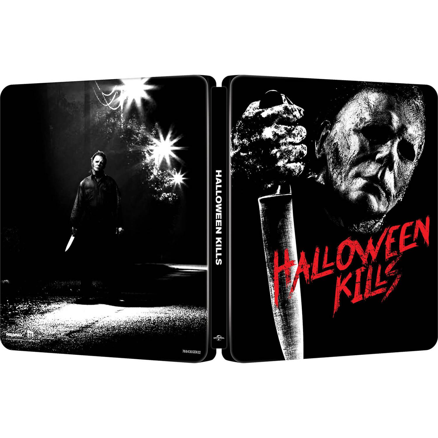 Хэллоуин убивает (2021) (англ. язык) (4K UHD + Blu-ray) Steelbook