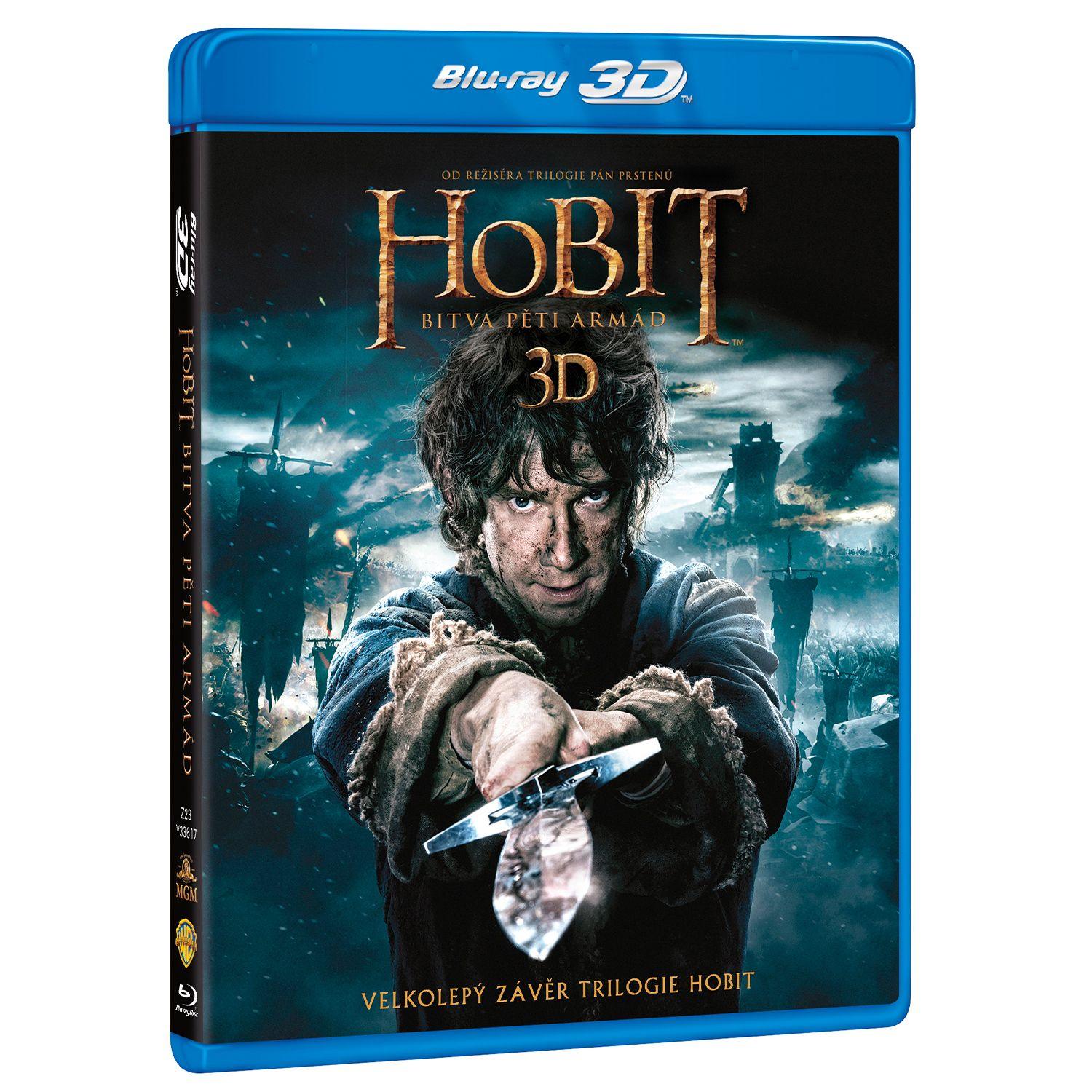 Хоббит: Битва пяти воинств 3D + 2D (4 Blu-ray)