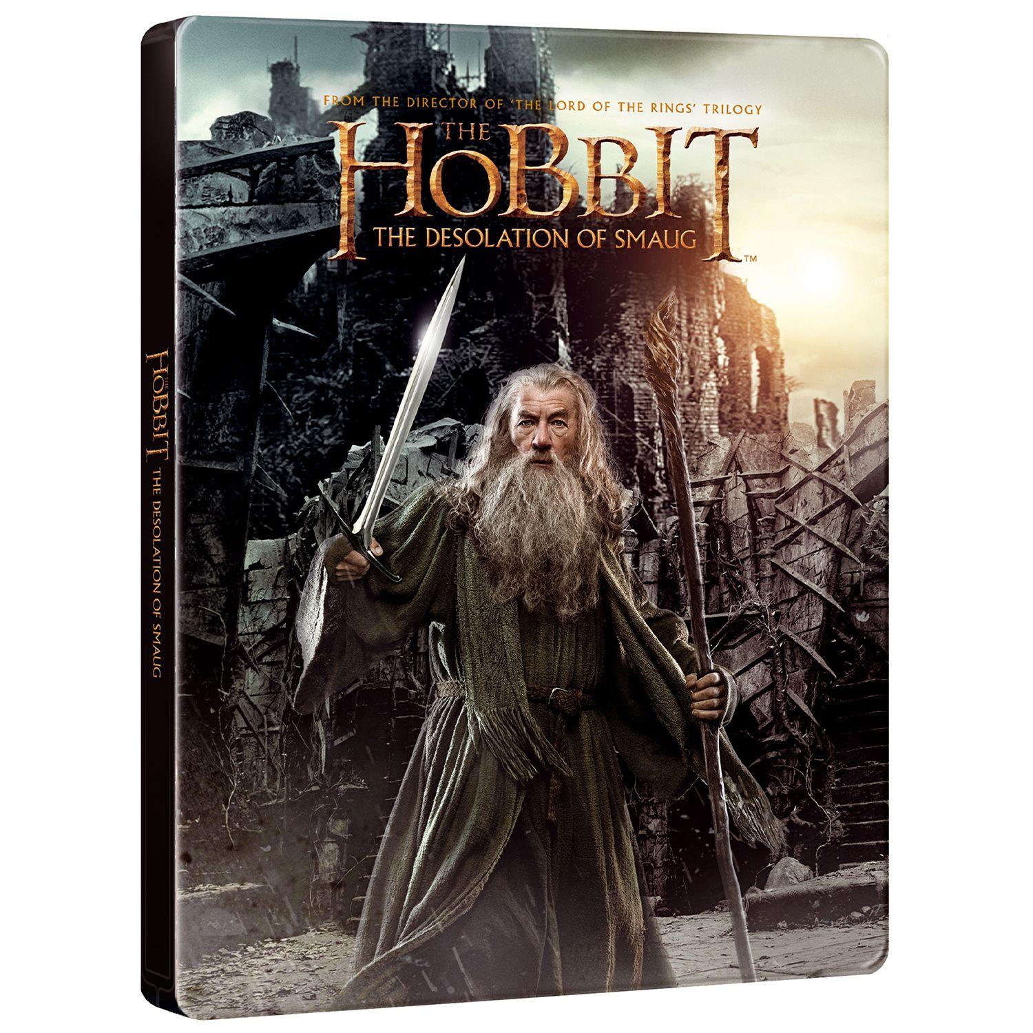 Хоббит: Пустошь Смауга (2 Blu-ray) Steelbook