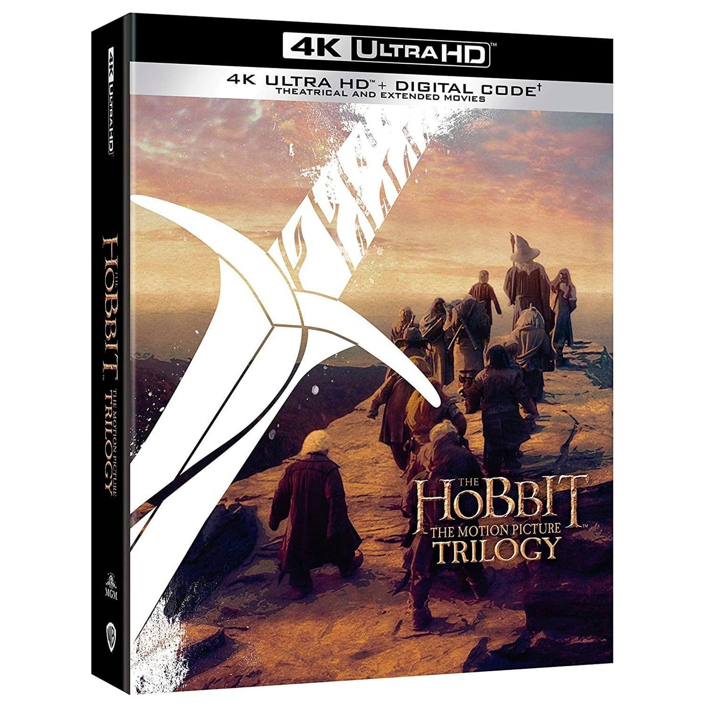 Хоббит: Трилогия (англ. язык) [Расширенная & театральная версии] (4K UHD Blu-ray)