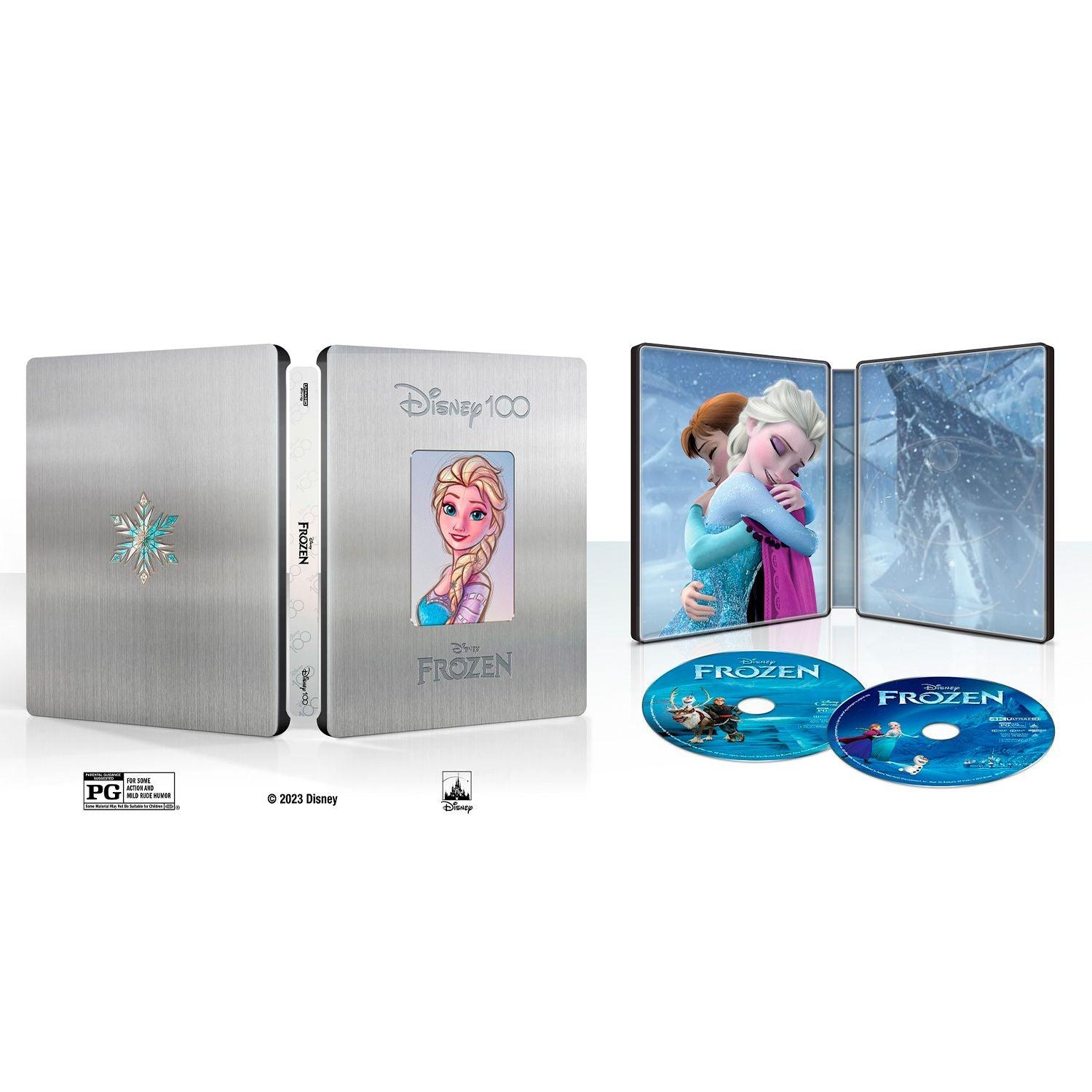 Холодное сердце (англ. язык) (4K UHD + Blu-ray) Steelbook [Disney100 Edition]