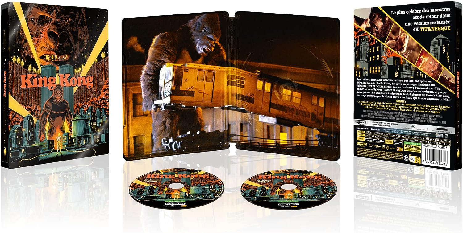 King Kong (1976) (4K UHD + Blu-ray) Steelbook