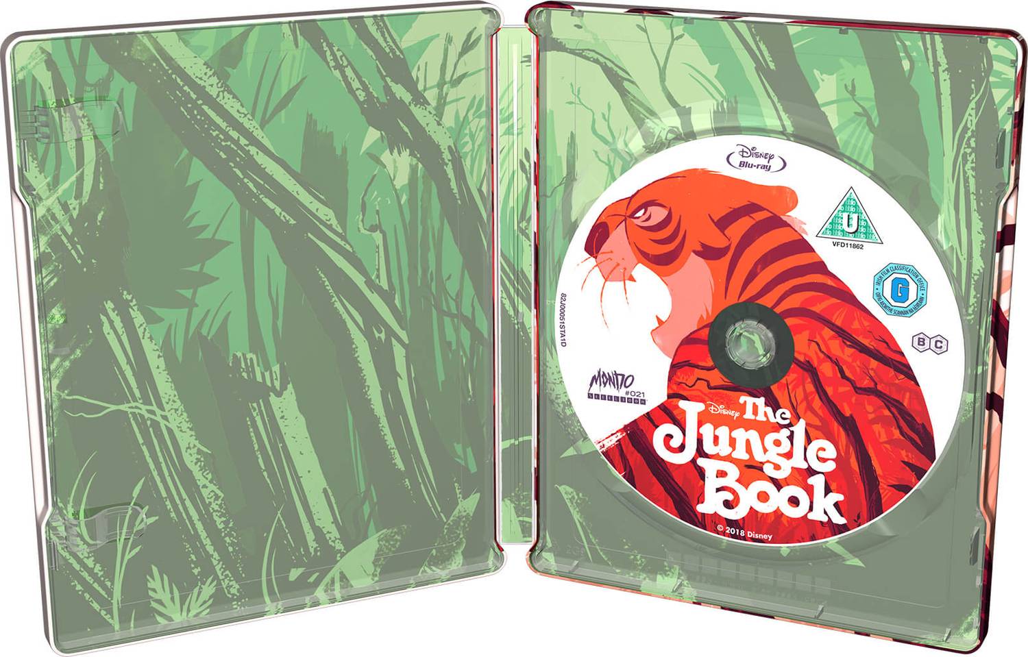 Книга джунглей (1967) (англ. язык) (Blu-ray) Mondo #021 Steelbook