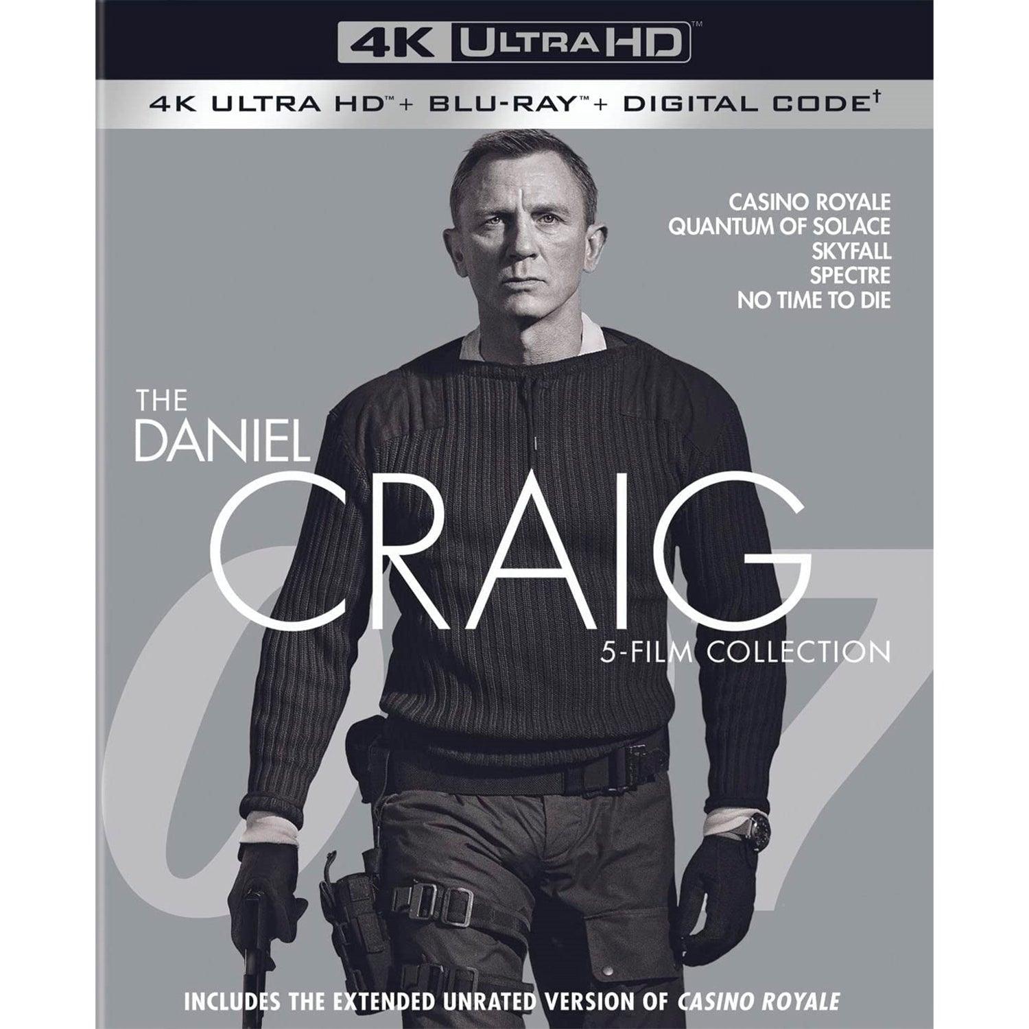 Коллекция 007. Дэниэл Крейг (5 фильмов) (англ. язык) (4K UHD + Blu-ray)
