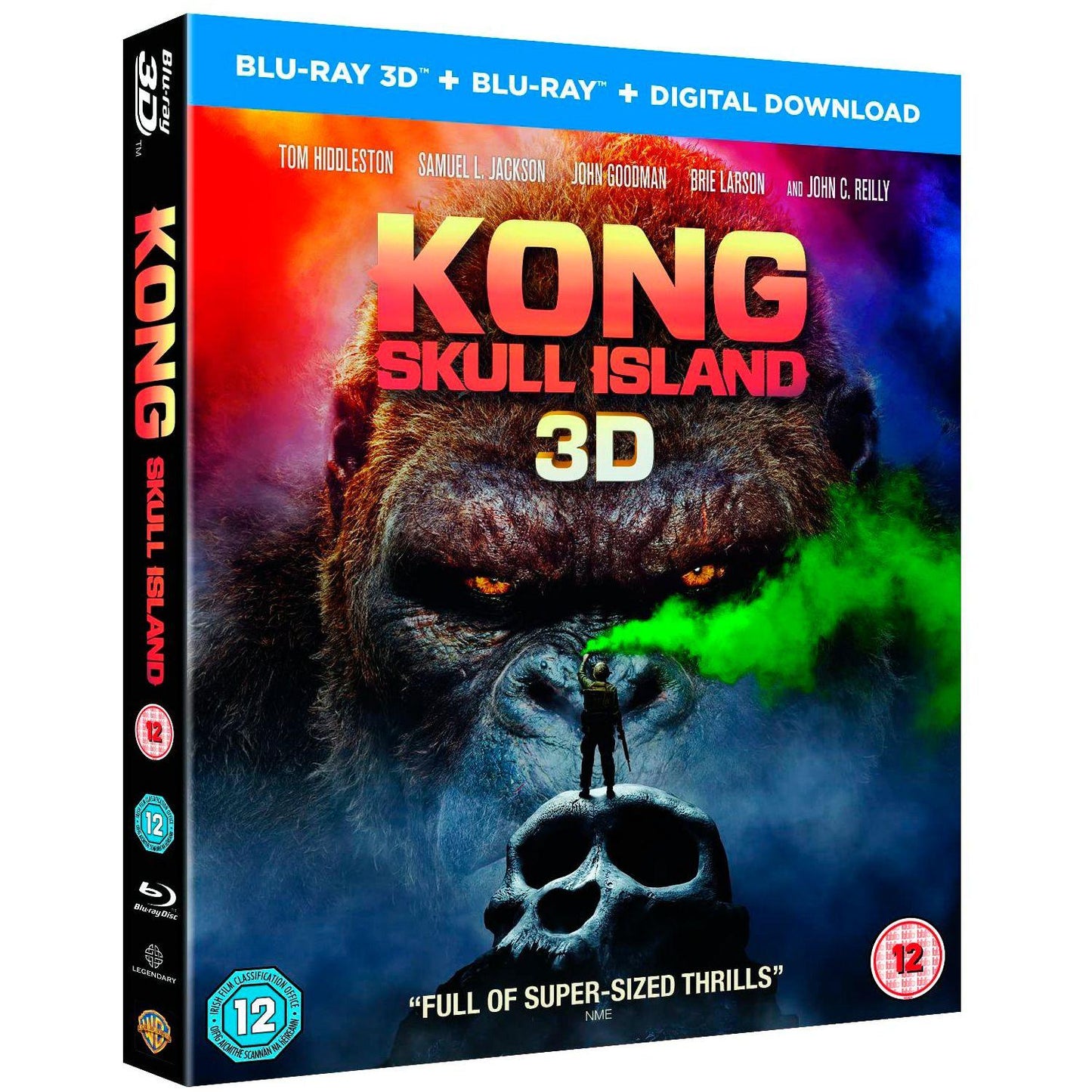 Конг: Остров черепа 3D + 2D (2 Blu-ray)