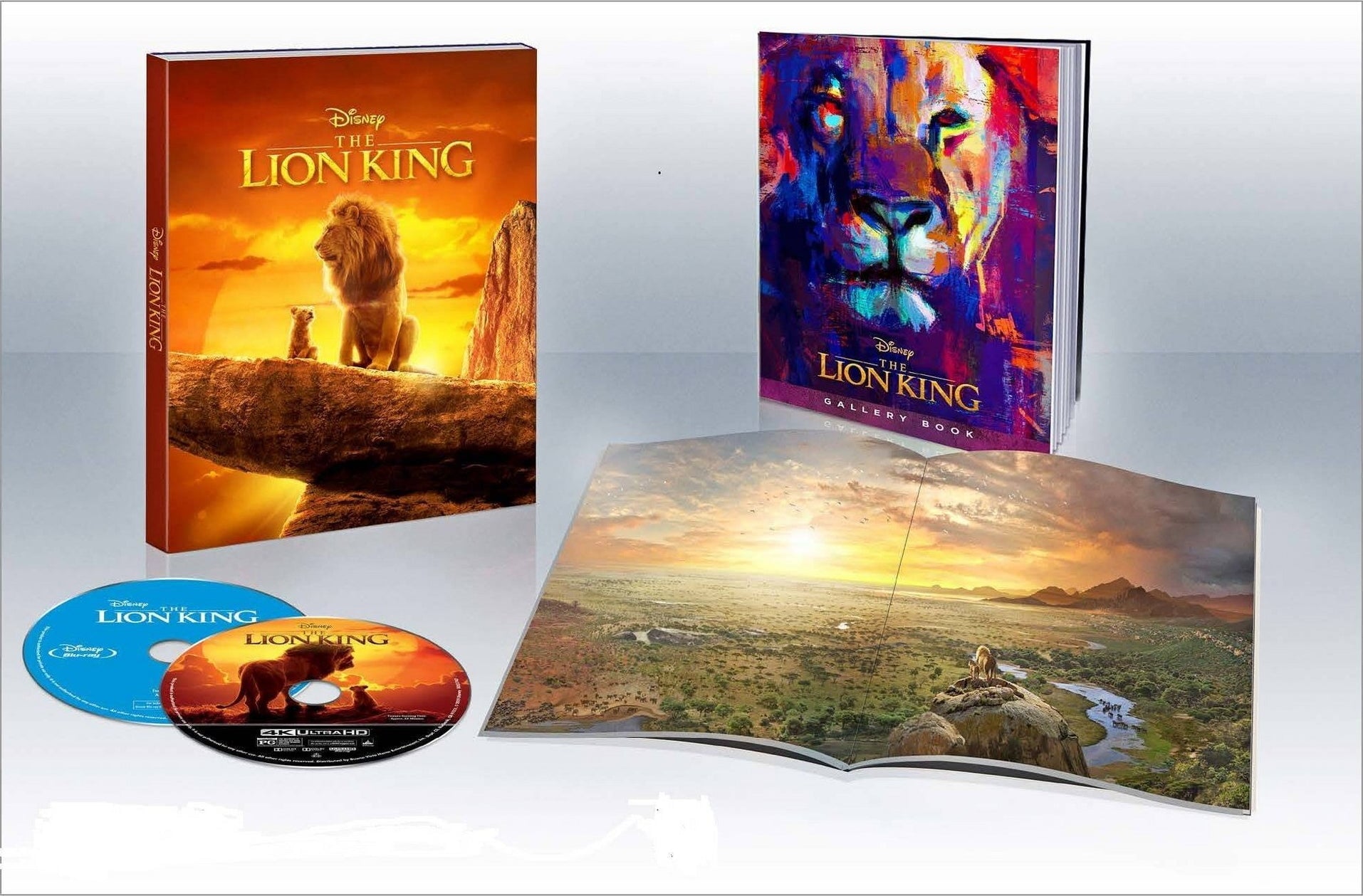 Король Лев (2019) (англ. язык) (4K UHD + Blu-ray) Коллекционное издание
