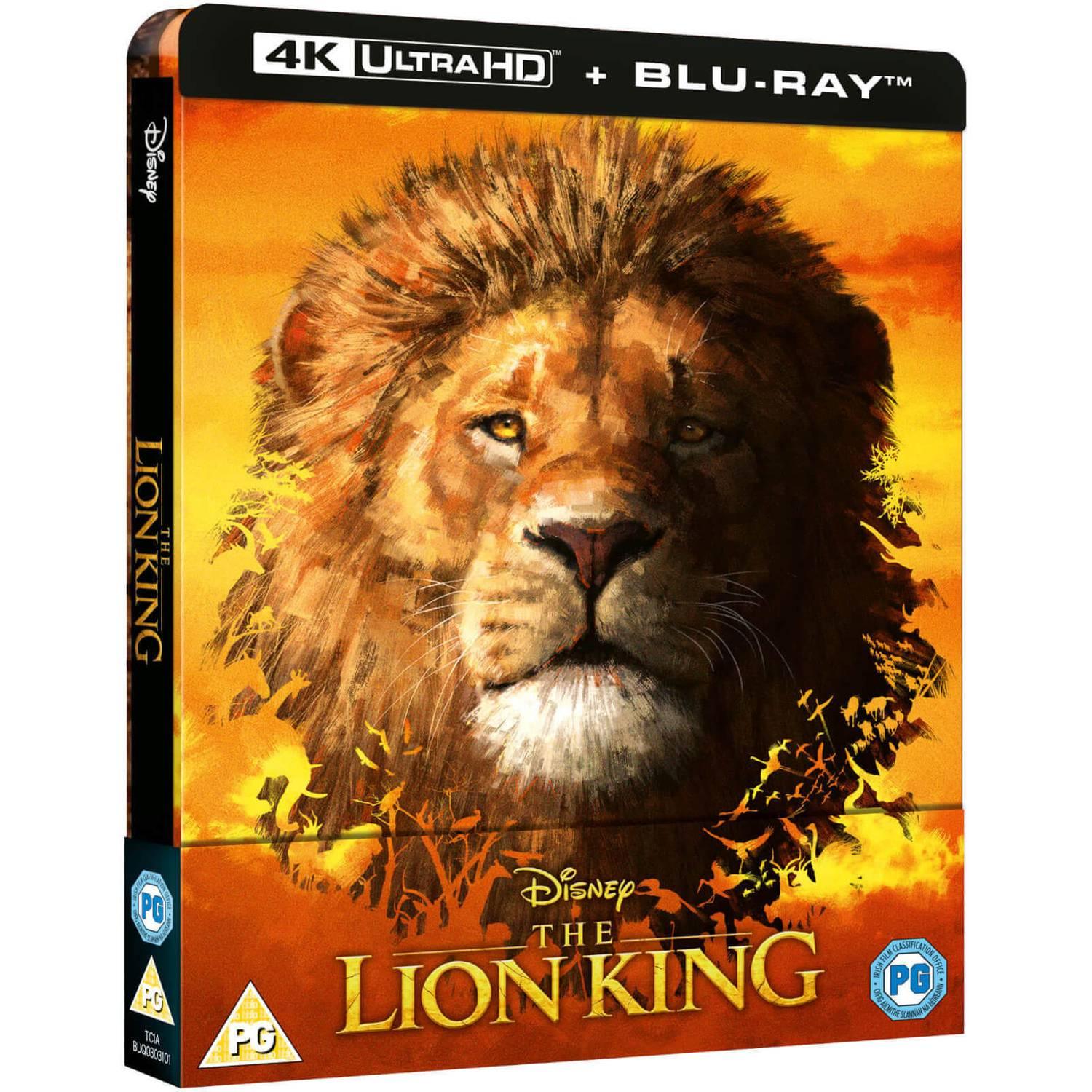 Король Лев (2019) (англ. язык) (4K UHD + Blu-ray) Steelbook