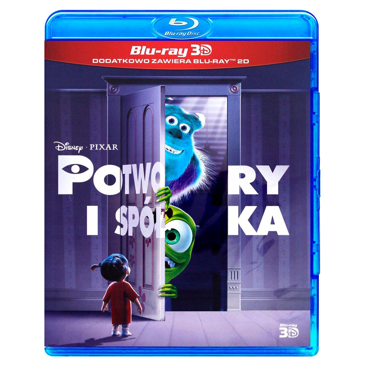 Корпорация монстров 3D + 2D (2 Blu-ray)