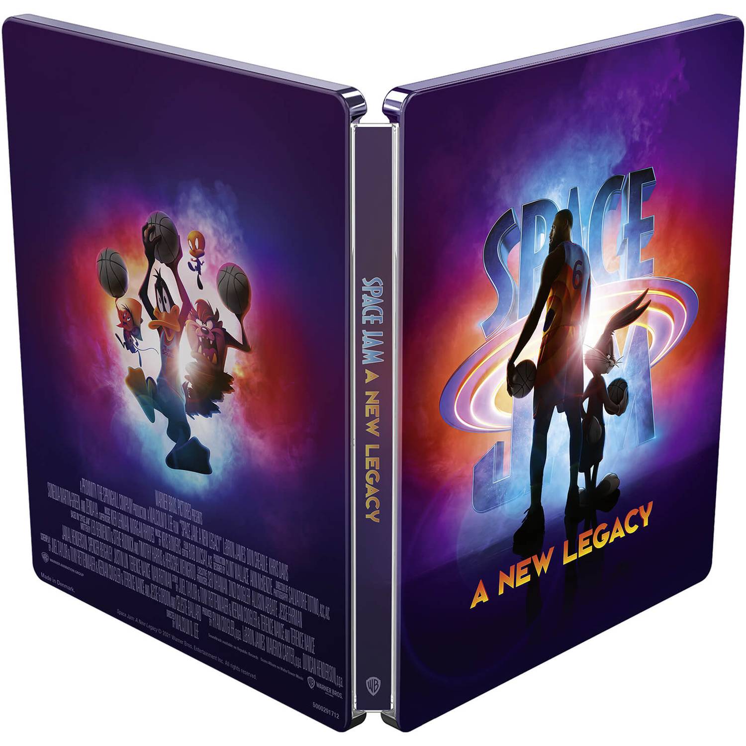 Космический джем: Новое поколение (2021) (англ. язык) (4K UHD + Blu-ray) Steelbook