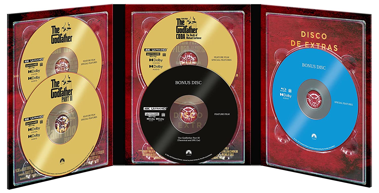 Крестный отец: Трилогия (4K UHD + Blu-ray) Digipack
