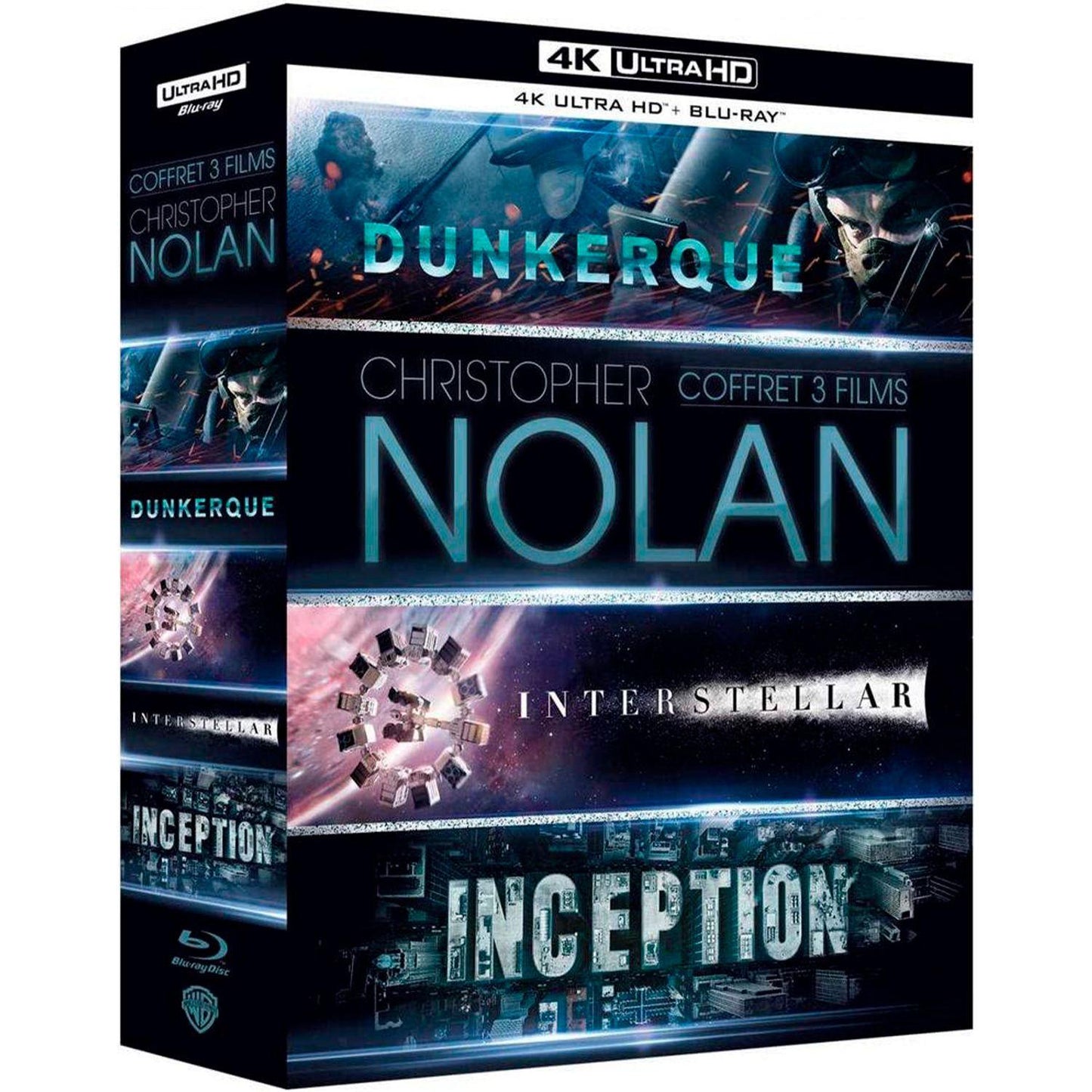 Кристофер Нолан: Коллекция из 3 фильмов (4K UHD + Blu-ray)