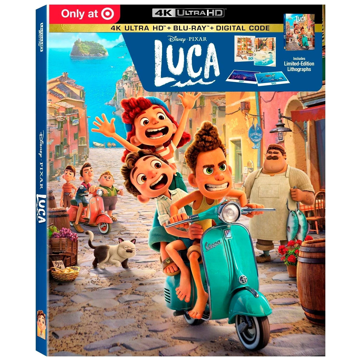 Лука (2021) (англ. язык) (4K UHD + Blu-ray) Коллекционное издание