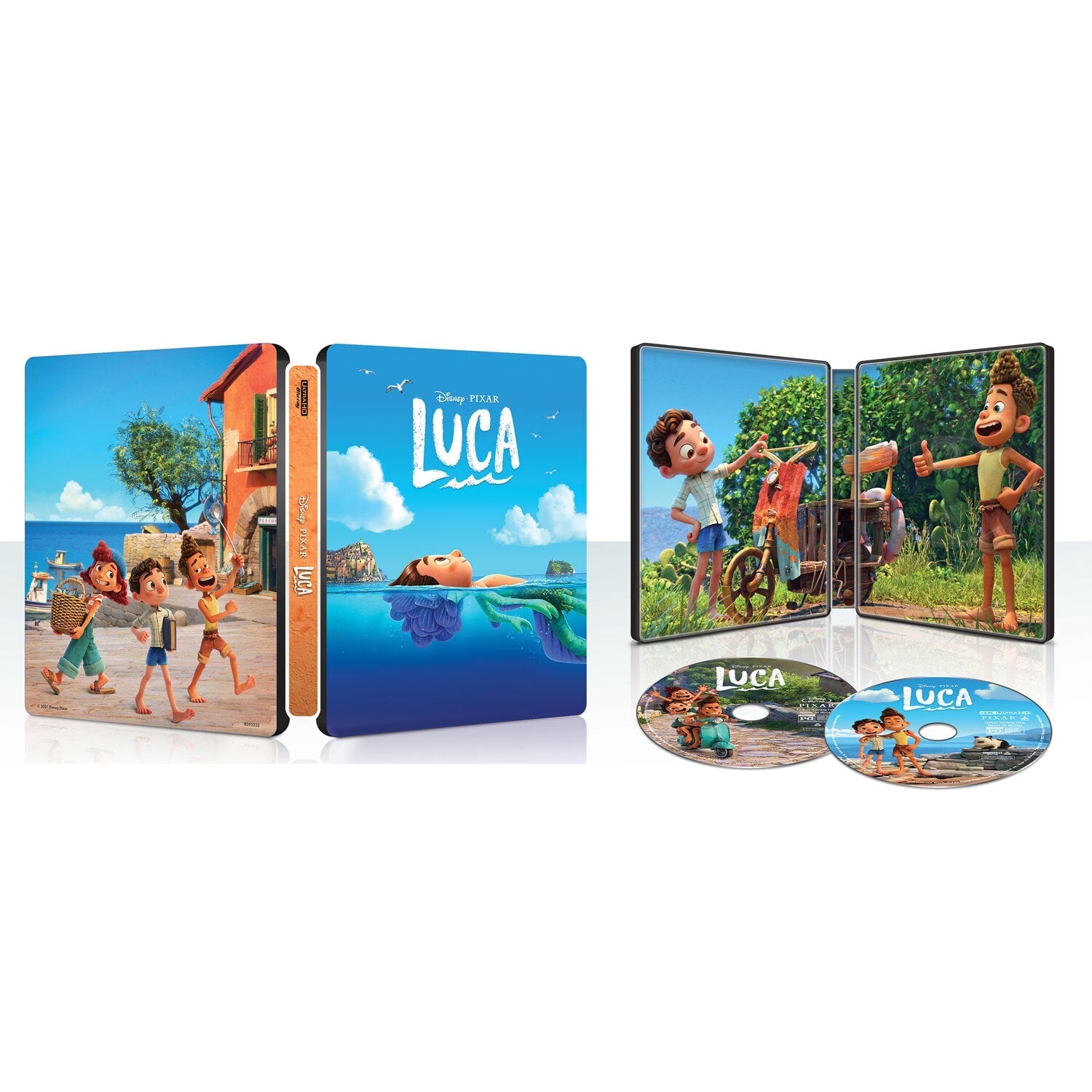 Лука (2021) (англ. язык) (4K UHD + Blu-ray) Steelbook