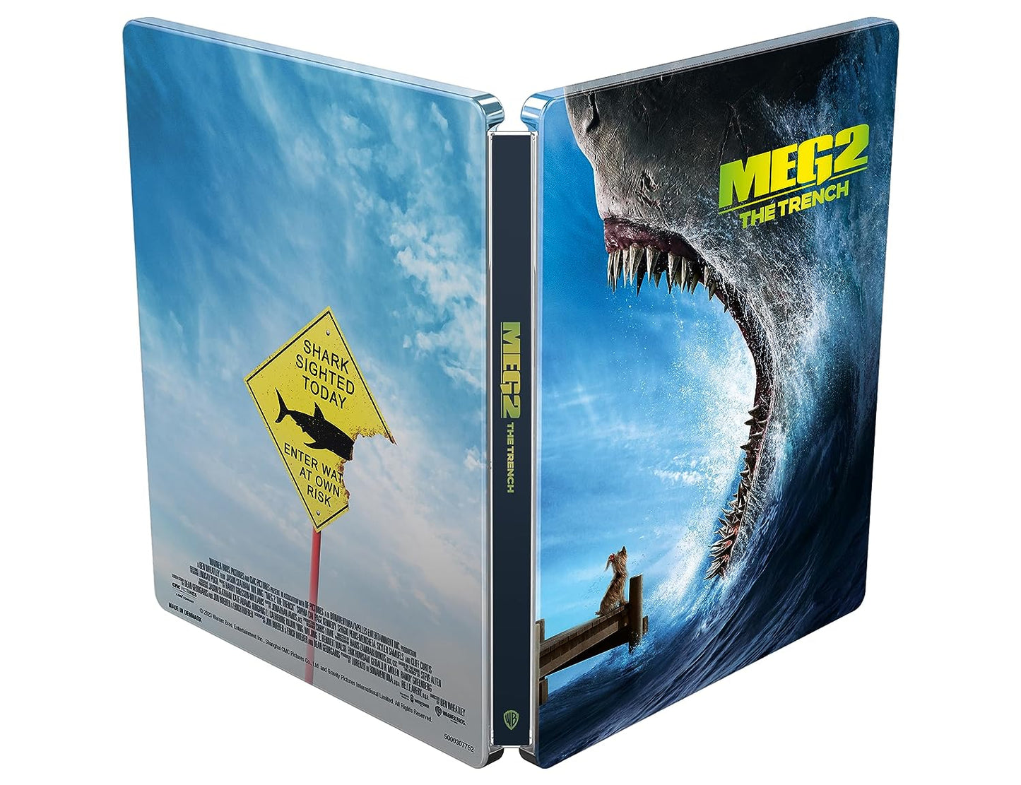 Мег 2: Бездна (2023) (англ. язык) (4K UHD + Blu-ray) Steelbook
